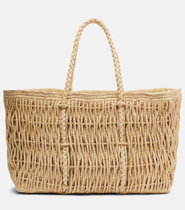 Georgica raffia tote bag