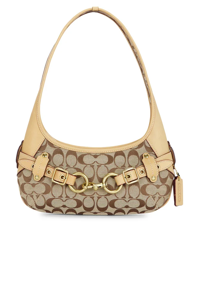 Belted Ergo Shoulder Bag 26 in Signature Jacquard