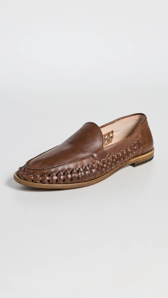 Samaflex Woven Leather Loafers