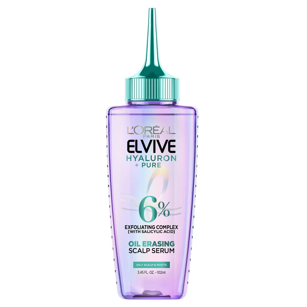 Elvive Hyaluron + Pure Oil Erasing Pre-Shampoo Scalp Serum 3.45 oz