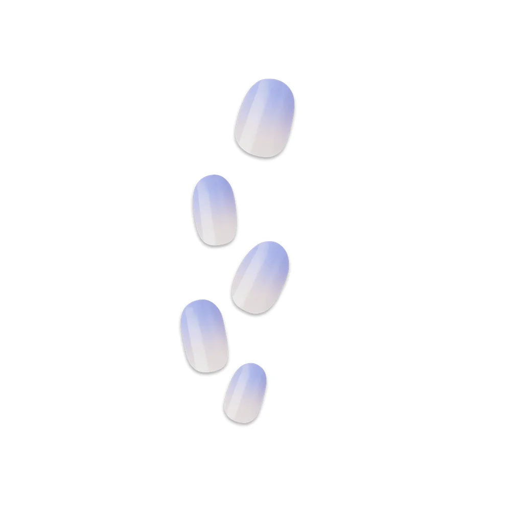 Impress Color No Glue Fake Press On Nails - Friendzone | Design, Purple, Short, Oval, Manicure