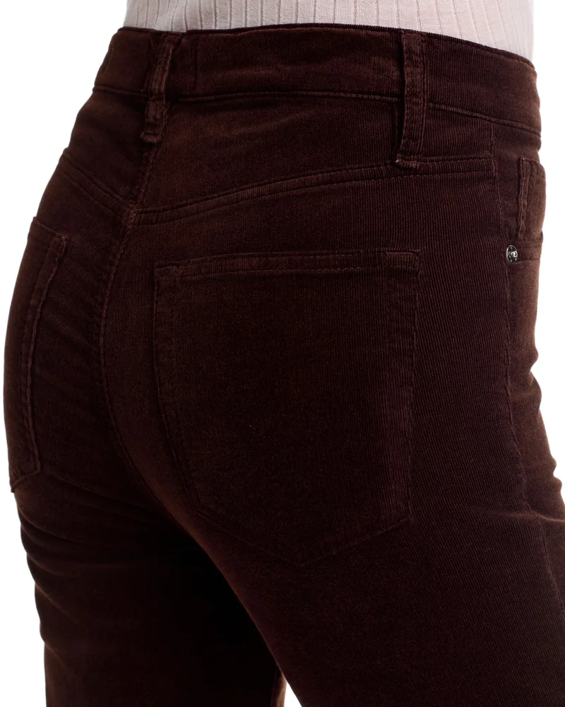 The Reboot High Rise Corduroy Jeans in Espresso