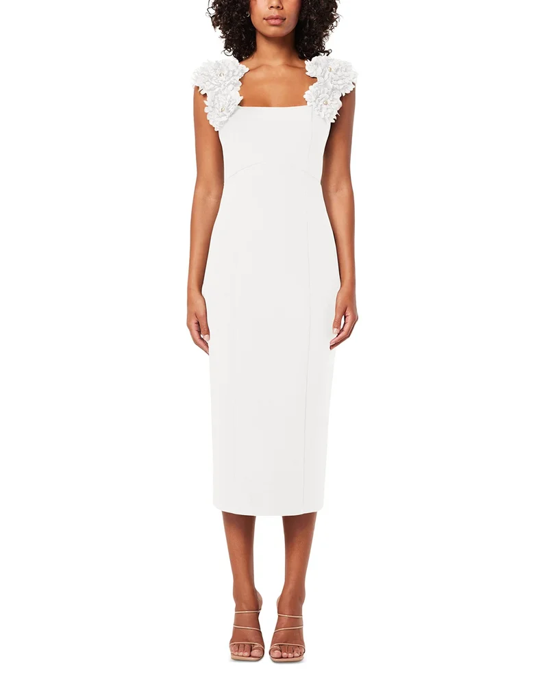 Gabby Chrysanthemum Appliqué Dress