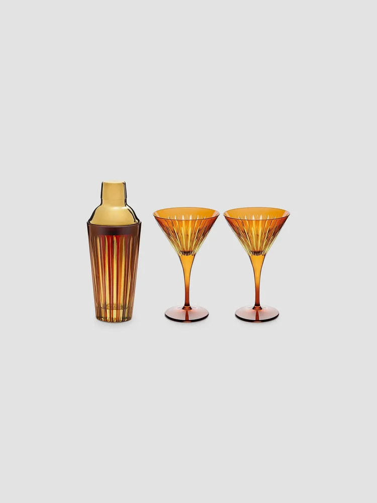 Prism 3-Piece Glass Cocktail Set