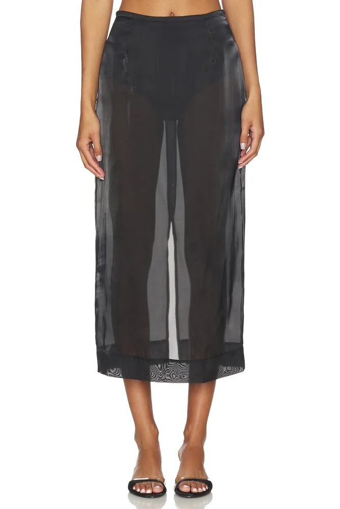 Maeve Midi Skirt | White