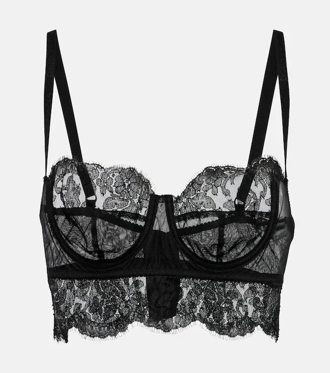 Lace bra top