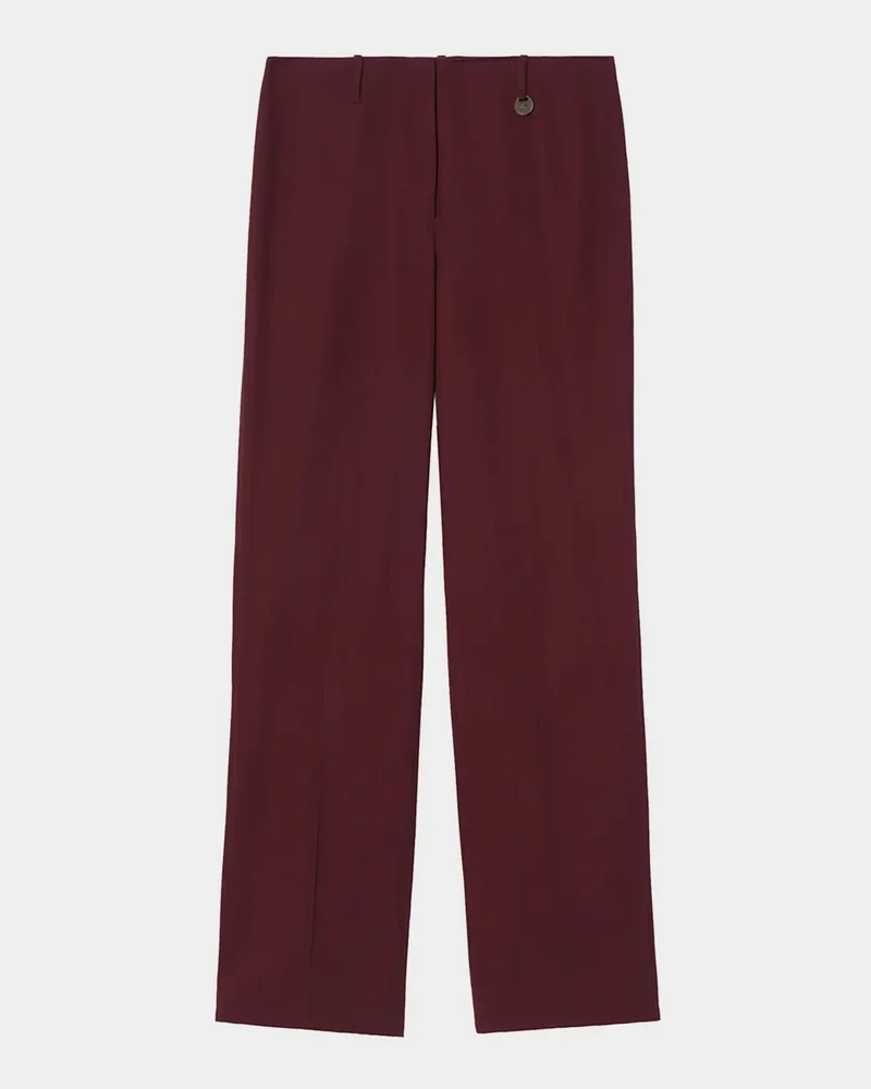 Wool Tailored High-Rise Trousers