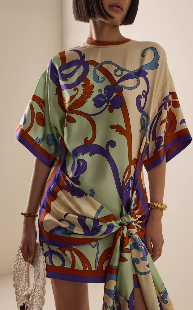 Exclusive La Isla Franco Silk Twill Mini Dress