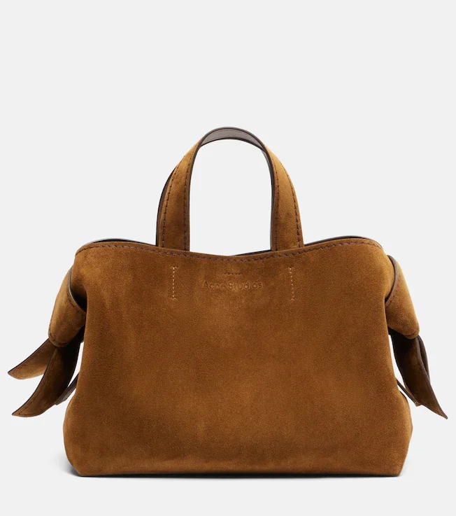 Musubi suede tote bag