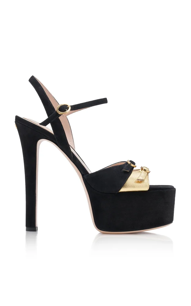 Crasher Suede Platform Sandals