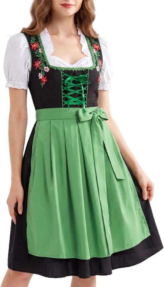 Embroidered Dirndl Set