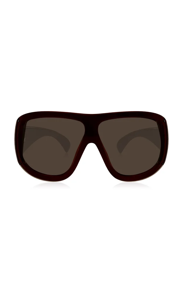 Square-Framed Acetate Sunglasses