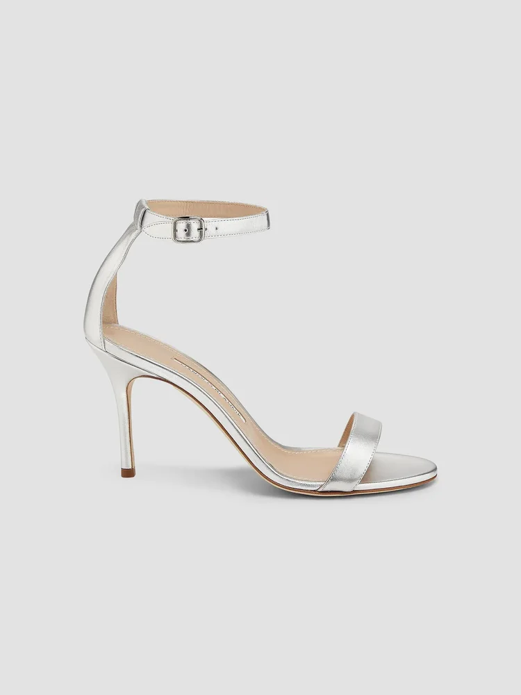 Chaos Metallic Leather Sandals