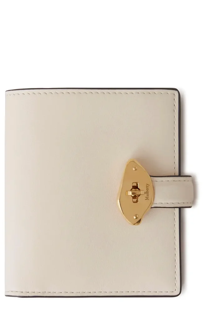 Lana Compact High Gloss Leather Bifold Wallet