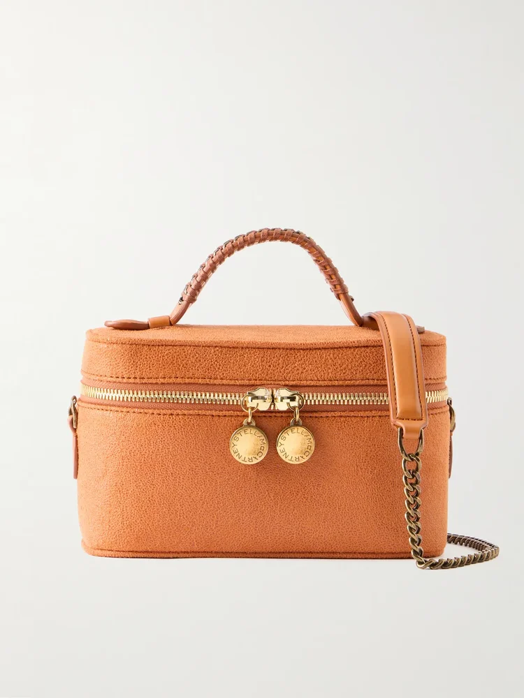 falabella vanity metallic vegetarian material shoulder bag
