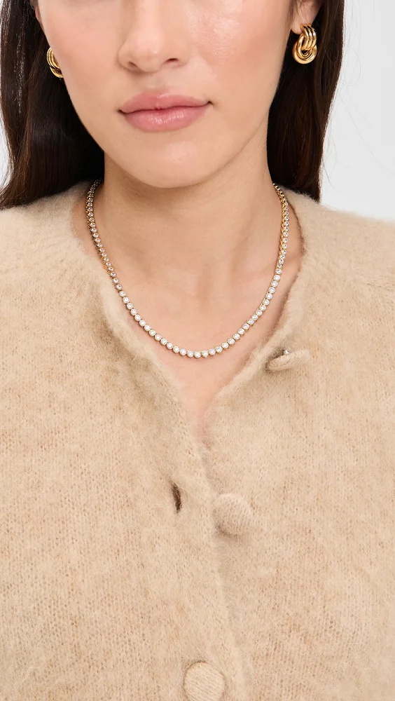 The Tennis Collection Bezel Set Crystal Necklace