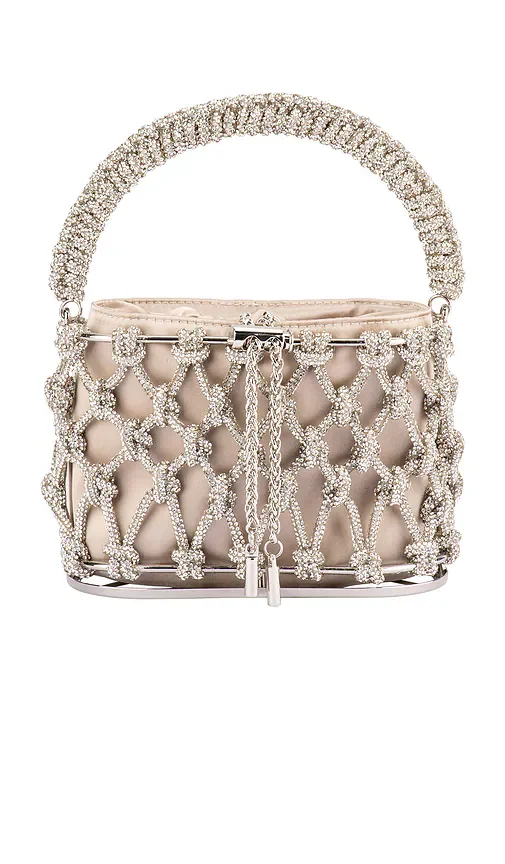Amelia Crystal Cage Bag