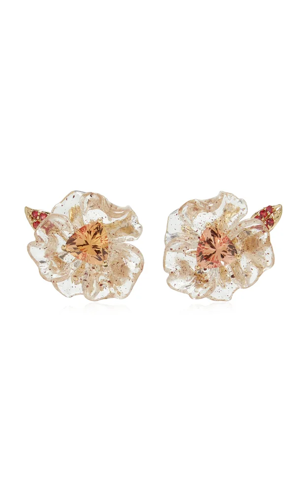Blueberry Petunia Earrings