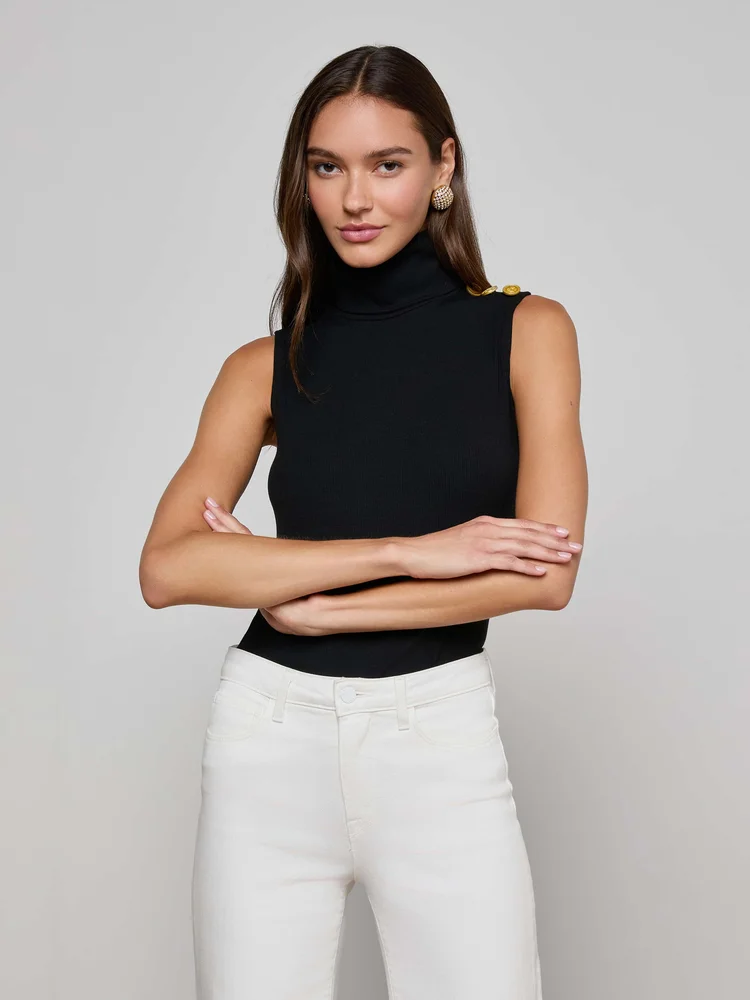 Ceci Sleeveless Turtleneck