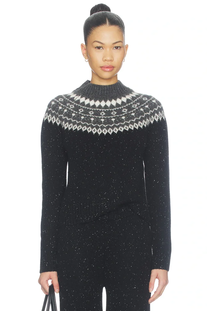 Bruna Fair Isle Cashmere Sweater