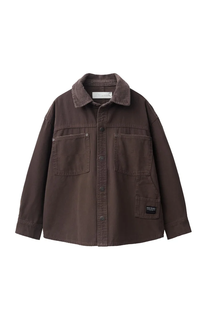Corduroy Collar Overshirt