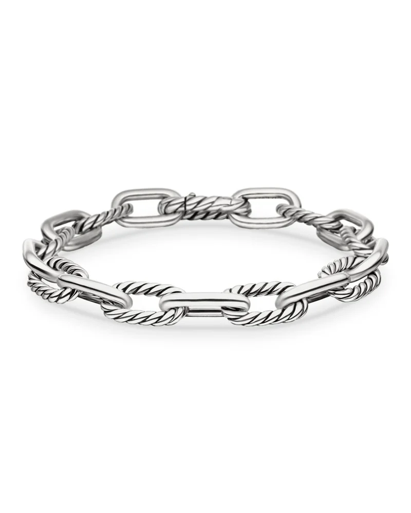 DY Madison Small Chain Bracelet in Sterling Silver, 8.5mm