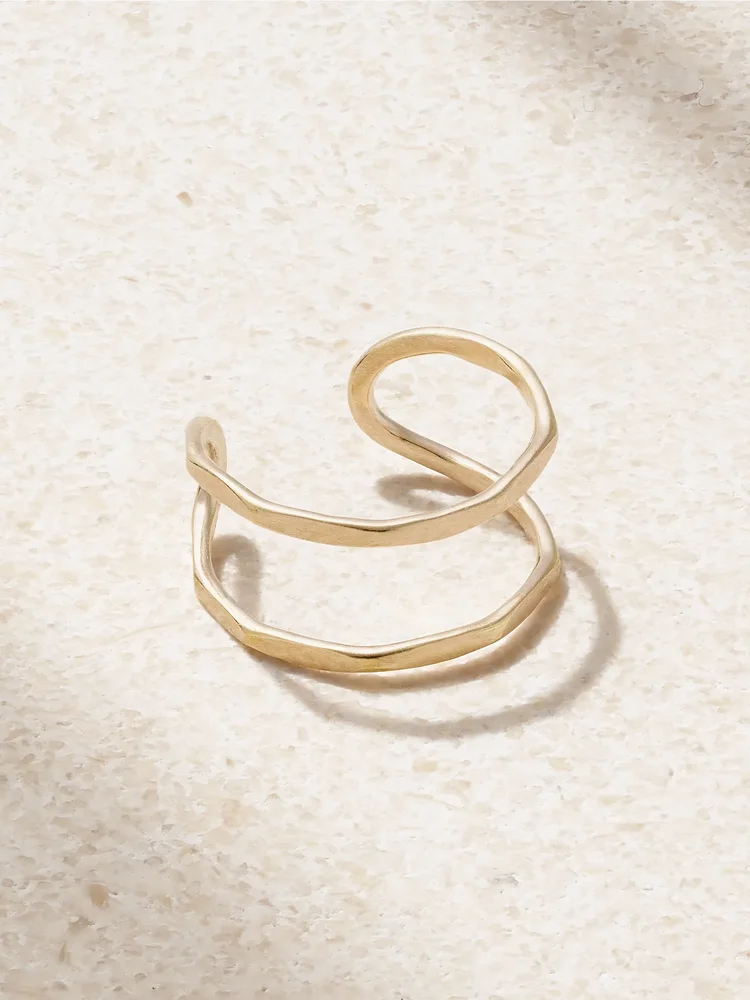 14-karat recycled gold ear cuff
