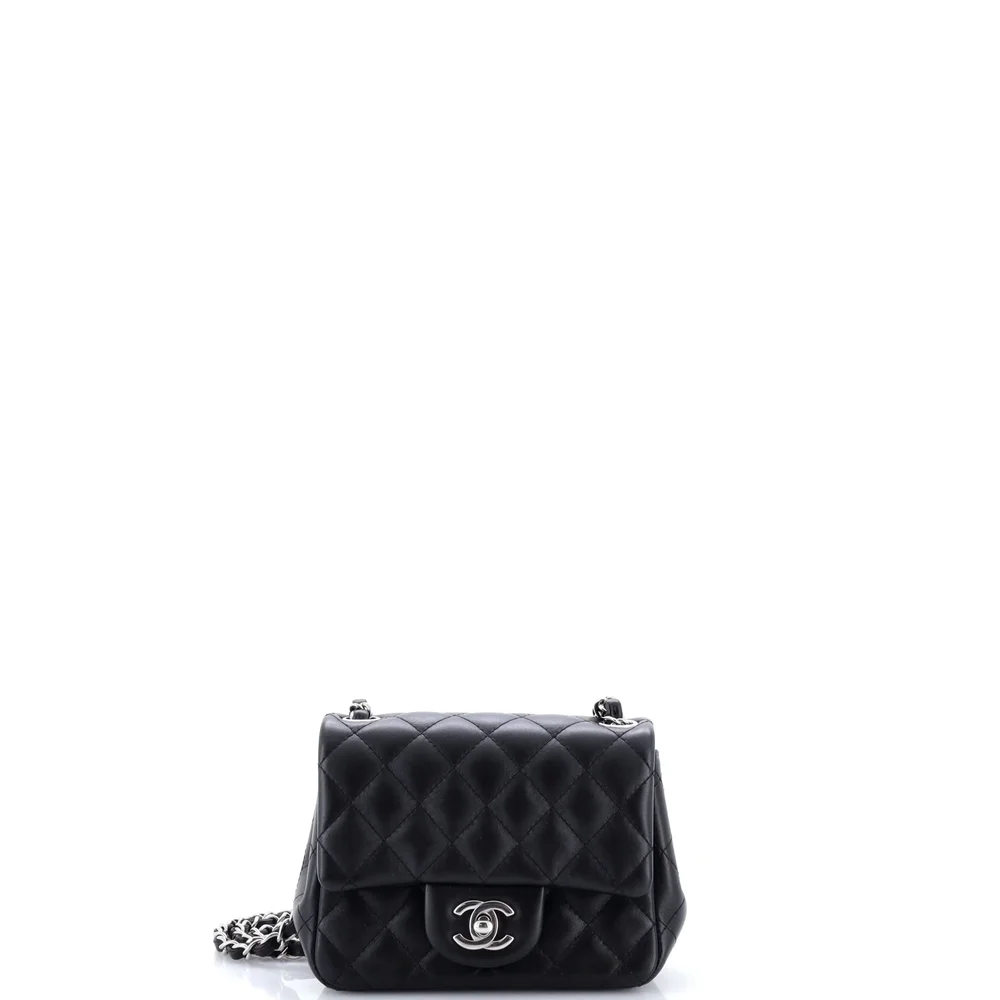 Pre-Owned Chanel Square Mini Classic Flap Bag 17cm