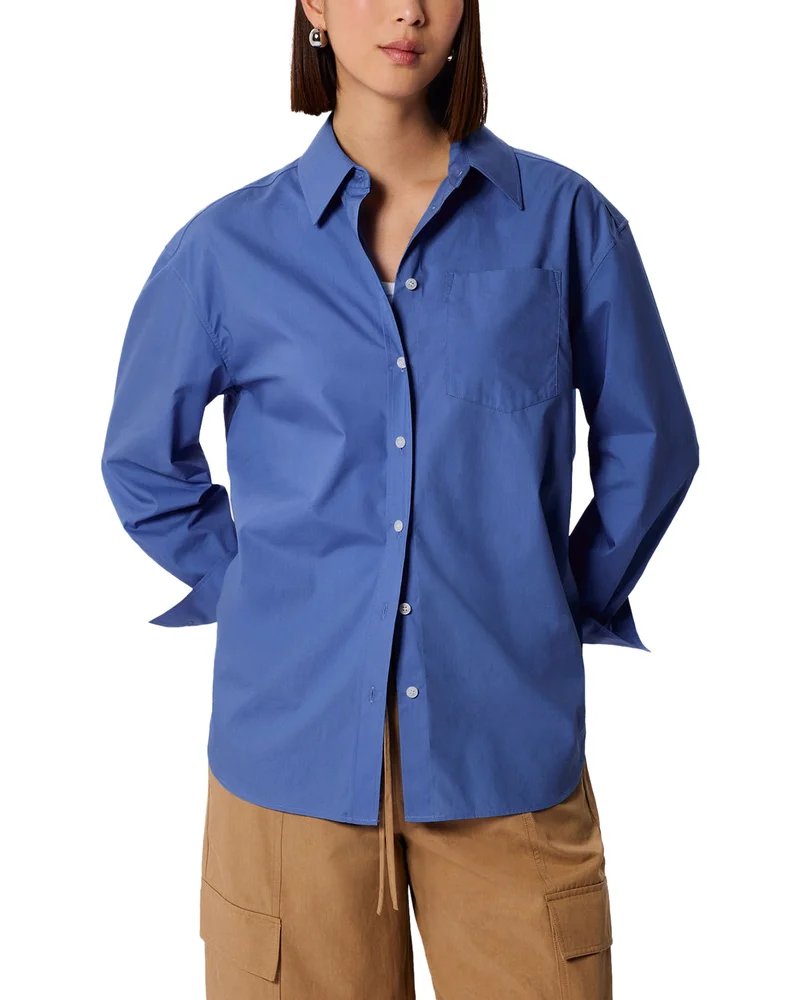 Oversized Cotton Poplin Shirt