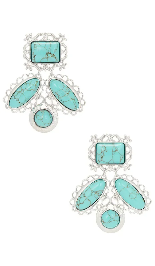 14K Gold Semi-Precious Huggie Earrings - Opal