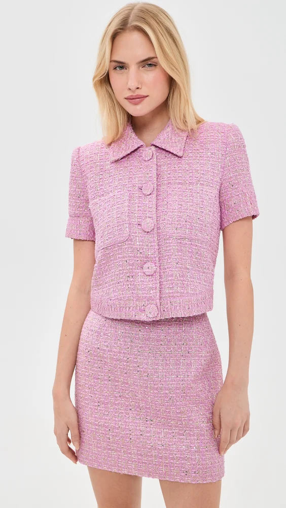 Chita Cropped Short Sleeve Jacket