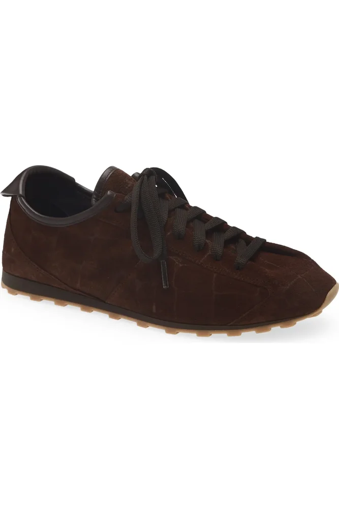 Suede Tennis Sneaker