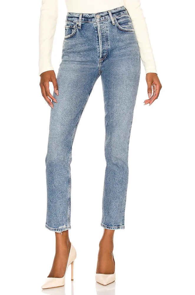 Charlotte High Rise Straight Jeans