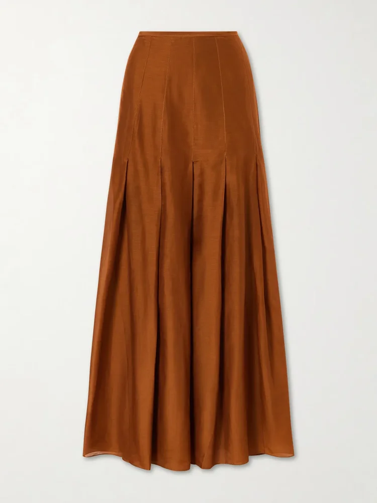 Lauri cotton maxi skirt