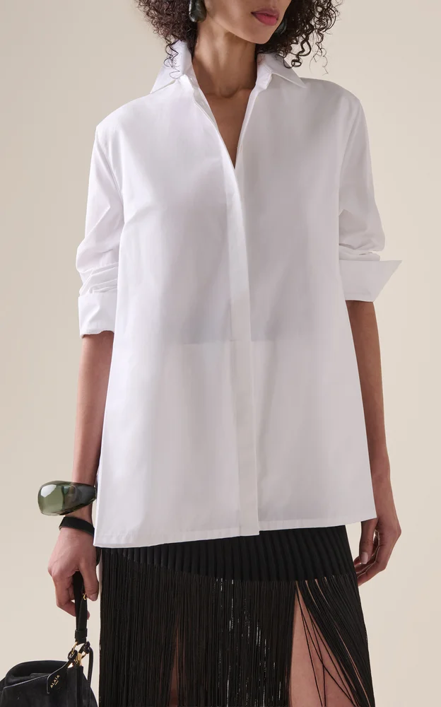 Asymmetric Cotton Shirt