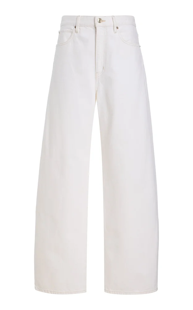 The Bubble Rigid High-Rise Barrel-Leg Jeans