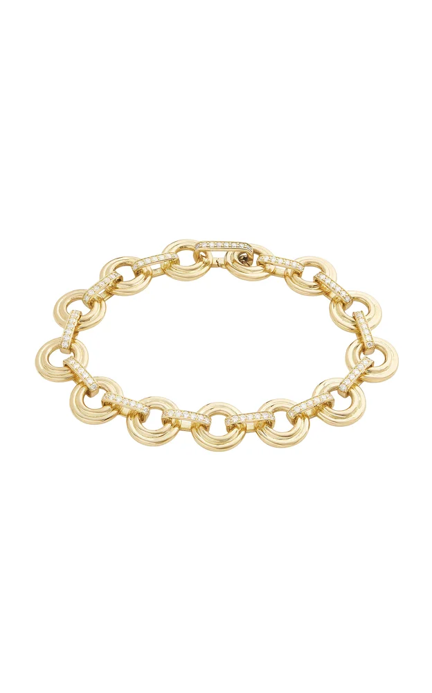 18K Yellow Gold Diamond Bracelet