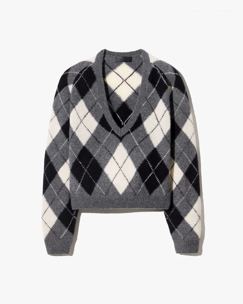 FERON ARGYLE SWEATER