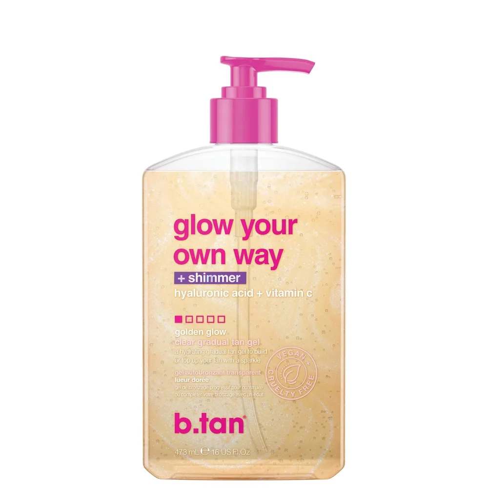 'glow your own way' Shimmer Self Tanner