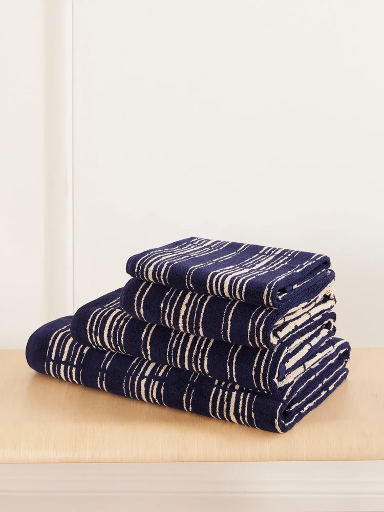Ester Essential set of four organic cotton-terry towels