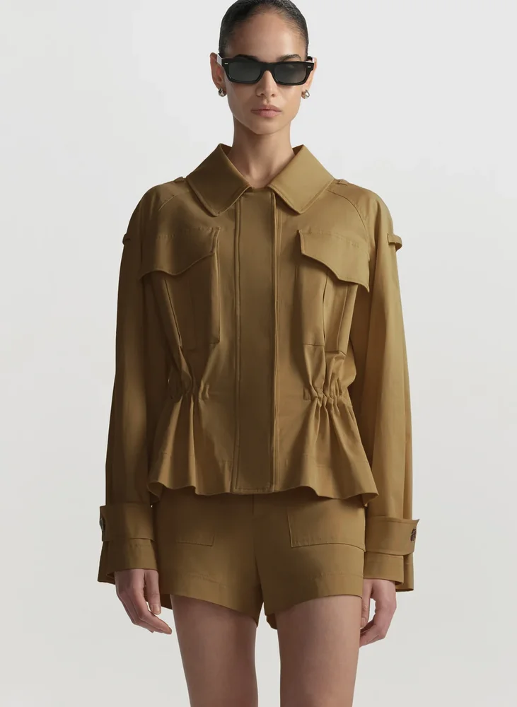 Maeve Cotton Utility Jacket