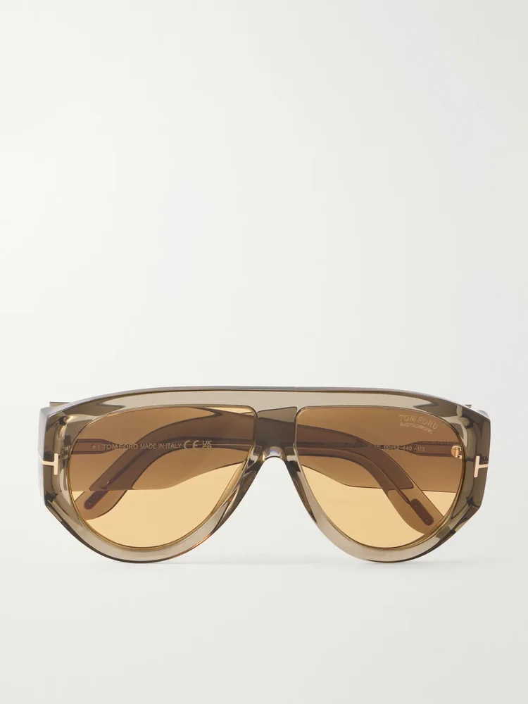 Bronson D-frame tortoiseshell acetate sunglasses