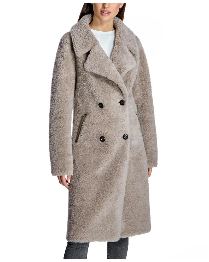 Lambswool Midi Peacoat