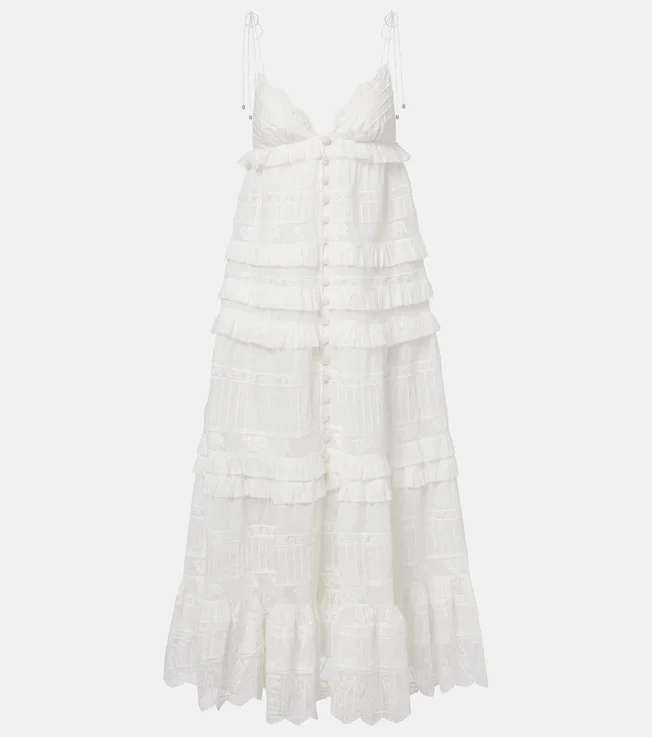 Solstice cotton midi dress