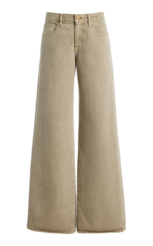 Mica Rigid Low-Rise Wide-Leg Jeans
