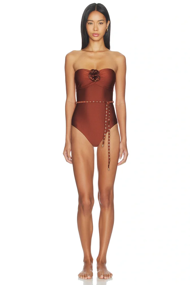 Indra Studded Flower One Piece