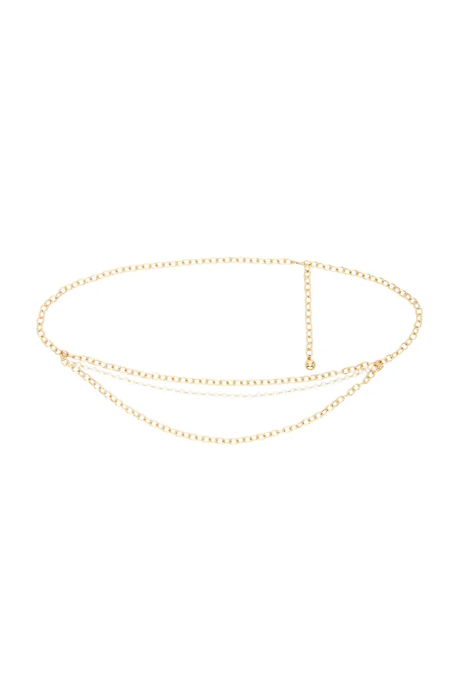 Chain And Pearl Belt