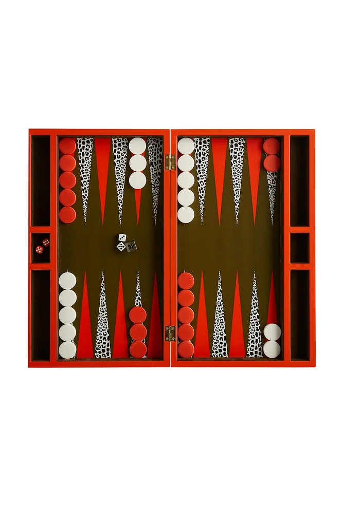 Leopard Backgammon Set