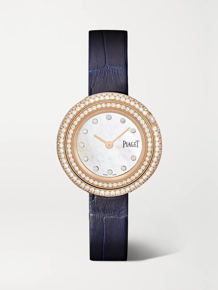 Possession 18-karat rose gold diamond watch
