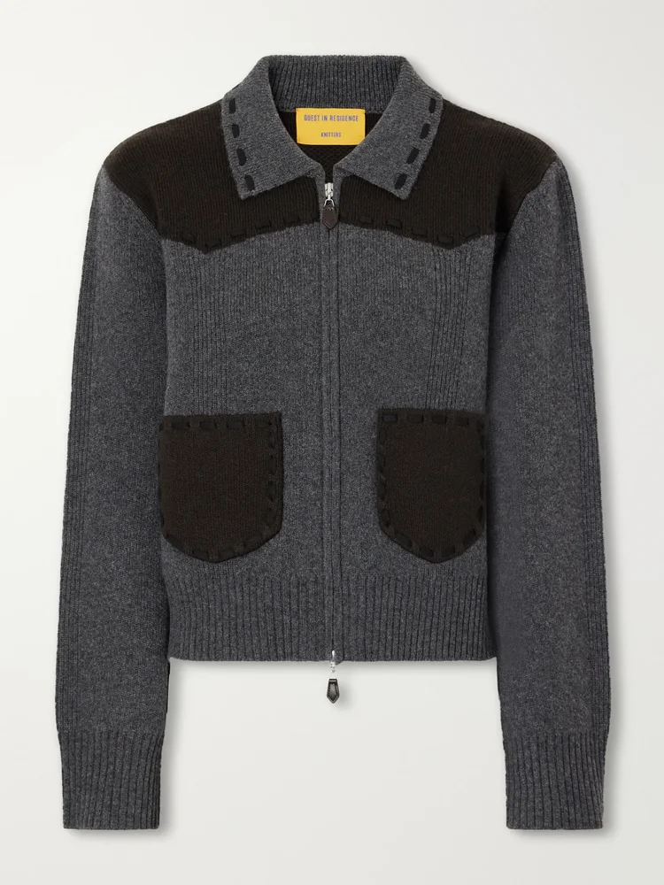 Saddle Up! wool and cashmere-blend jacket